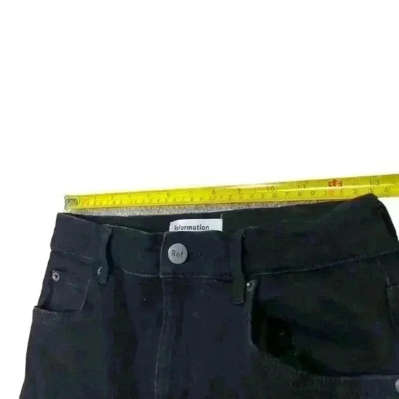 Reformation Black “high and‎ skinny” Jean in faded black destroyed Size 27 - Picture 11 of 16